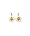 Lizzie Fortunato - Pearl Pablo Earrings in Peridot