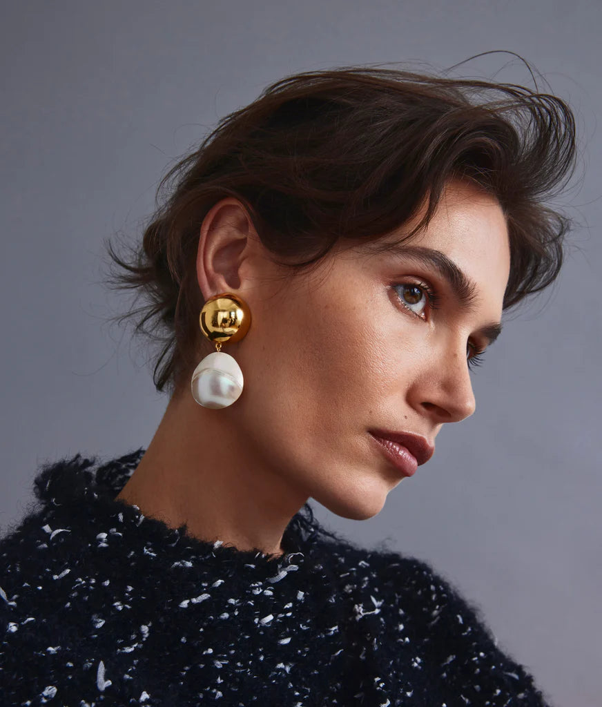 Lizzie Fortunato - Rodan Pearl Earrings