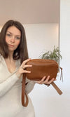 Market Canvas Leather Handbags - Leather Day to Night Bag