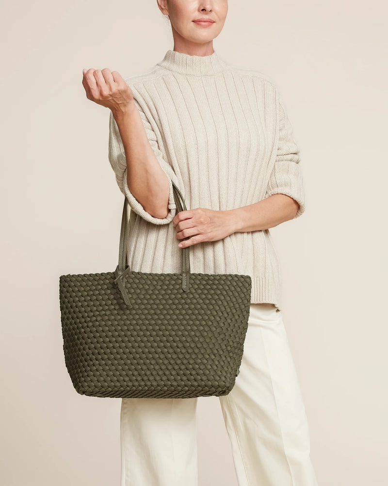 NAGHEDI - Jetsetter Small Tote in Olive