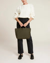 NAGHEDI - St. Barths Medium Tote in Olive