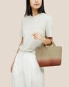 NAGHEDI - St. Barths Small Tote Dip Dyed in Java
