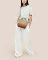 NAGHEDI - St. Barths Small Tote Dip Dyed in Java