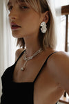 Pamela Card - Molten Baroque Necklace in Silver