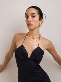 Pamela Card - Remnants of Athína Earrings in Gold