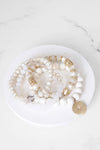 PennyLine inc. - Beaded Bracelet Set with a Coin Charm