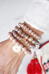 PennyLine inc. - Beaded Bracelet Set with a Coin Charm