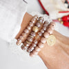 PennyLine inc. - Beaded Bracelet Set with a Coin Charm