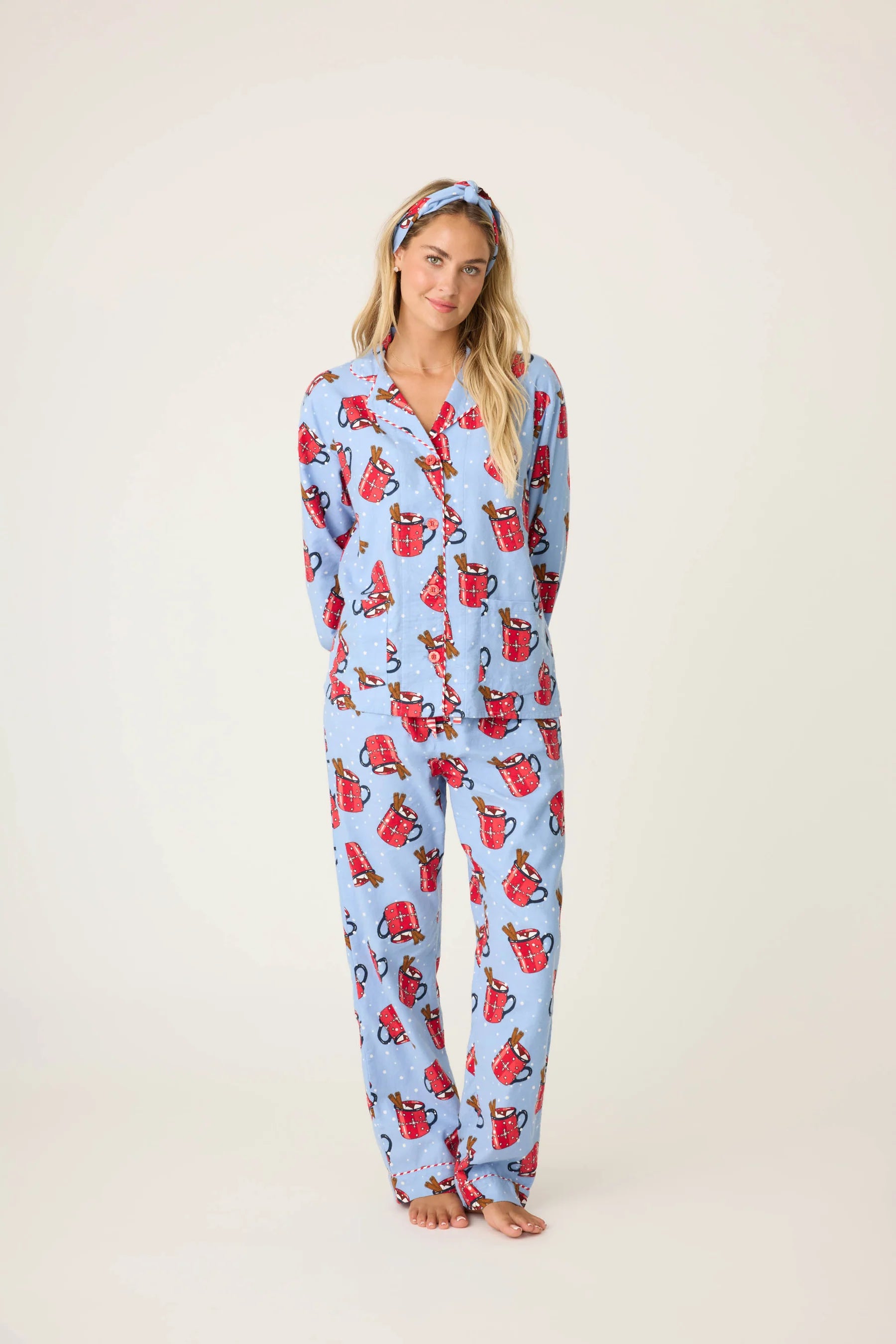 P.J. Salvage - Flannel PJ Set in Hug In A Mug