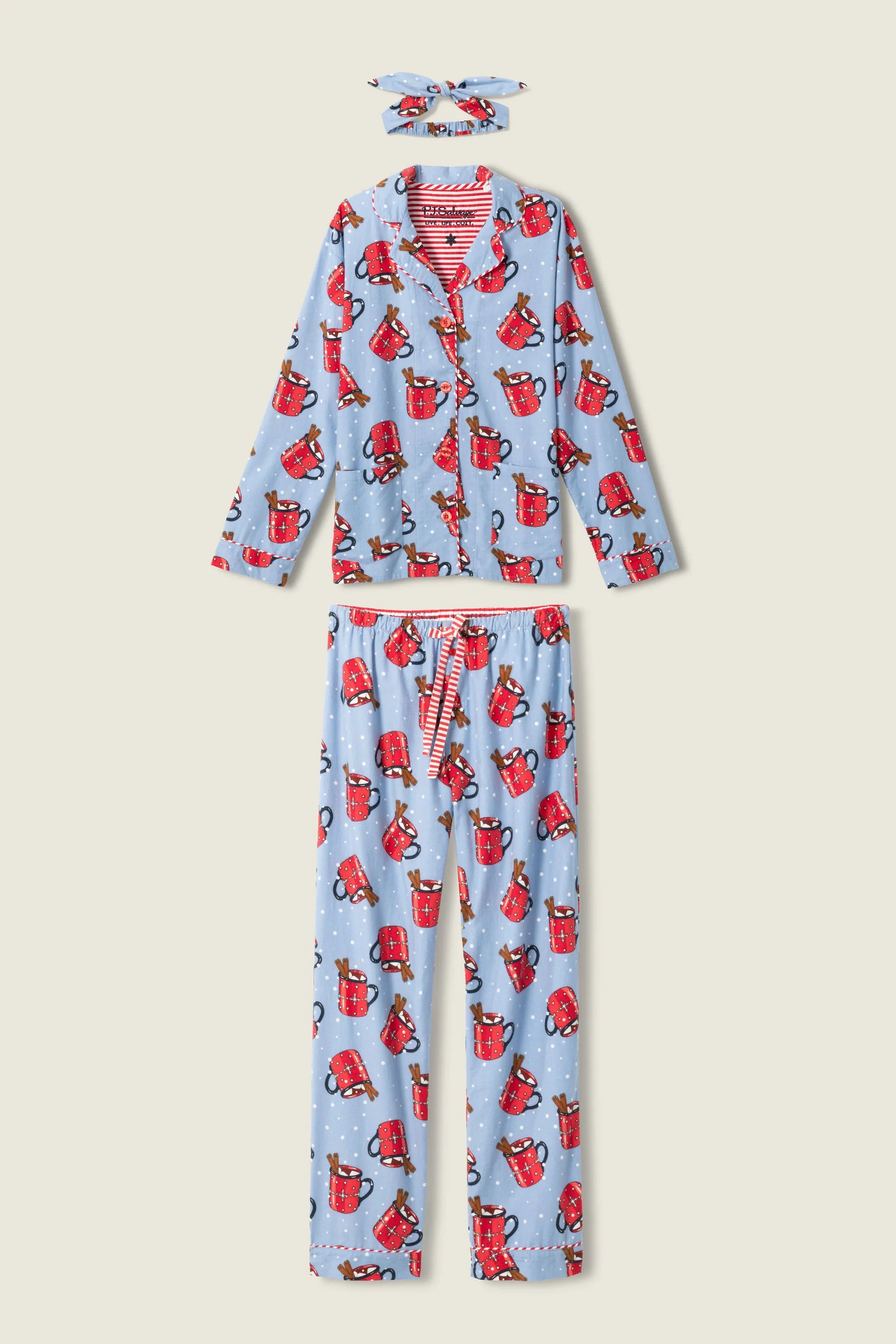 P.J. Salvage - Flannel PJ Set in Hug In A Mug