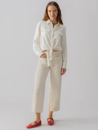 Sanctuary - The Marine Denim Pant in French Vanilla