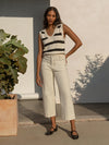 Sanctuary - The Marine Denim Pant in French Vanilla
