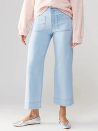 Sanctuary - The Marine Crop Pant in Ultra Pale