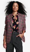 Smythe - 90's Blazer in Pink Glencheck