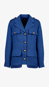 Smythe - Bellows Pocket Army Jacket in French Blue