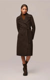 Soia & Kyo - Anna - Double-face Wool Coat with detachable chunky knit collar