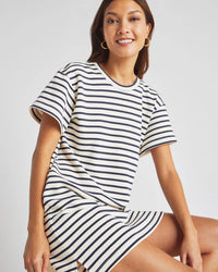 Splendid - Whitney Stripe Dress in Navy/White