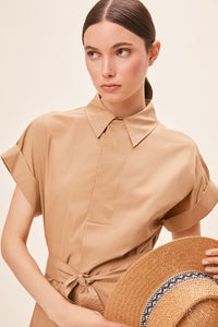 Suncoo - Clodie Dress in Camel