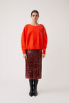 Suncoo - Fer Skirt in Bordeaux