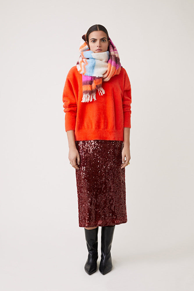 Suncoo - Fer Skirt in Bordeaux