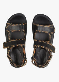 Suncoo - Hadae Sandals in Black