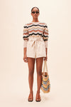Suncoo - Kiki Shorts in Blanc Casse