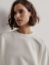 Varley - Mae Boyfriend Sweatshirt in Egret
