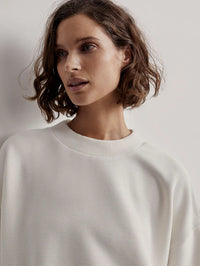 Varley - Mae Boyfriend Sweatshirt in Egret