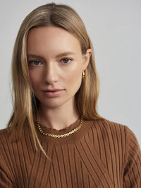 Varley - Maeve Rib Knit Dress in Caramel Pecan