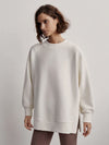 Varley - Mae Boyfriend Sweatshirt in Egret