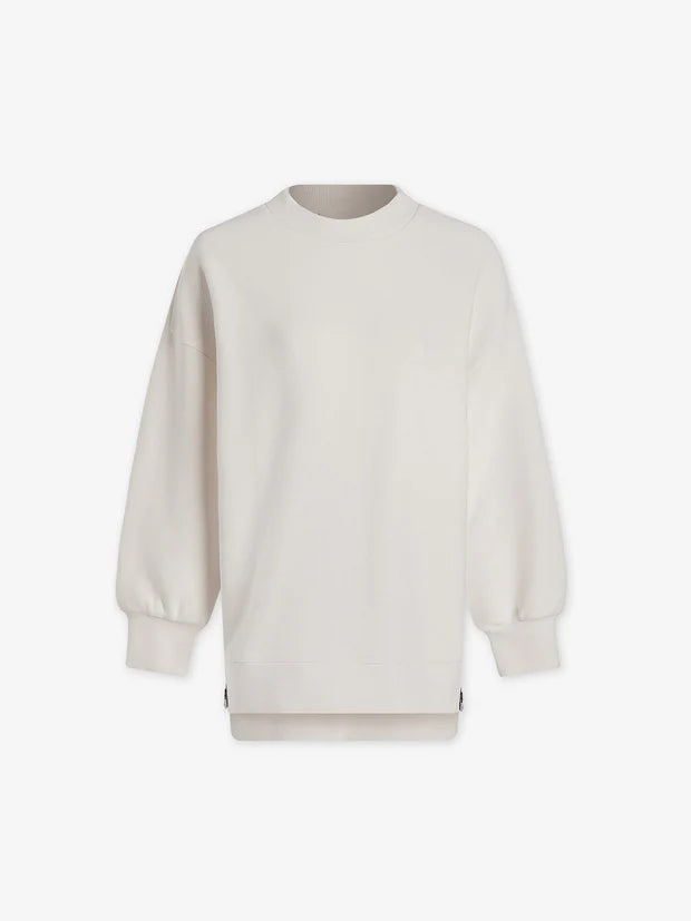 Varley - Mae Boyfriend Sweatshirt in Egret