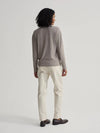 Varley - Lottie Long Sleeve Placket Tee in Cinder