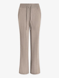 Varley - Simeon Wide Rib Knit Trouser in Fungi