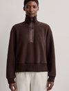 Varley - Roselle Half Zip Fleece - Dark Truffle