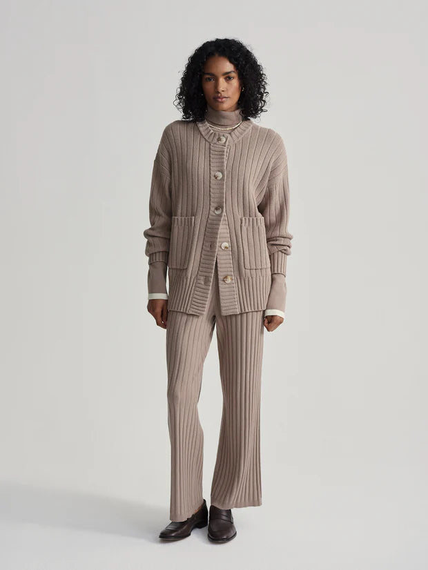 Varley - Pensdale Relaxed Knit Cardigan in Fungi