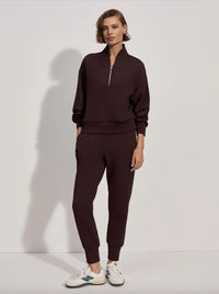 Varley - Davidson Sweat in Coffee Bean