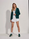 Varley - Dorset Relaxed Knit Cardigan in Forest