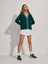 Varley - Dorset Relaxed Knit Cardigan in Forest