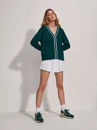 Varley - Dorset Relaxed Knit Cardigan in Forest