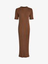 Varley - Maeve Rib Knit Dress in Caramel Pecan