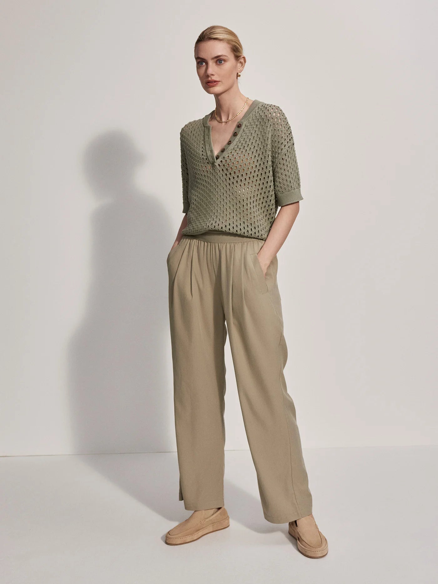 Varley - Eaton Knit in Seagrass