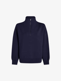 Varley - Hawley Half Zip Sweat in Blue Nights