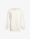 Varley - Nicole Boyfriend Sweat in Ivory Marl