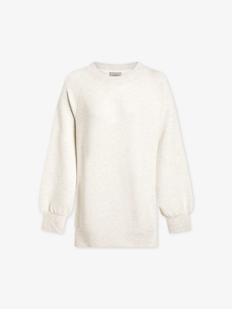 Varley - Nicole Boyfriend Sweat in Ivory Marl