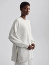 Varley - Nicole Boyfriend Sweat in Ivory Marl