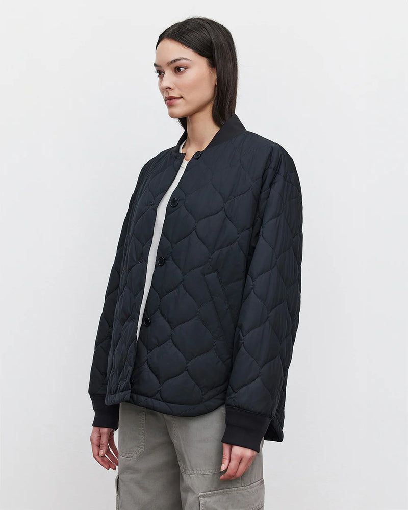 Velvet - Carie - Quilted Jacket in Black