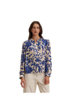 Velvet - Elda - Printed Light Royal Crepe Top