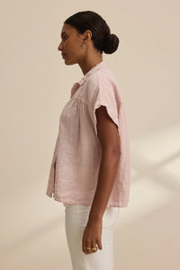 Velvet - Aria - Woven Linen Top in Tutu