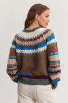 Velvet - Kella - Colourful Fairisle Sweater in Multi