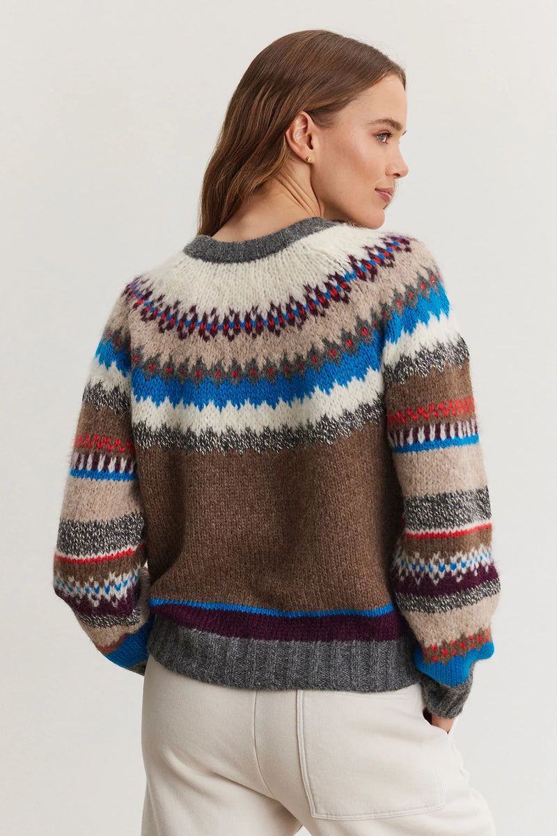 Velvet - Kella - Colourful Fairisle Sweater in Multi